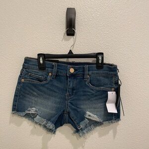 NWT BLANK NYC The Astor Cut Off Denim Shorts Size 24​​​​​